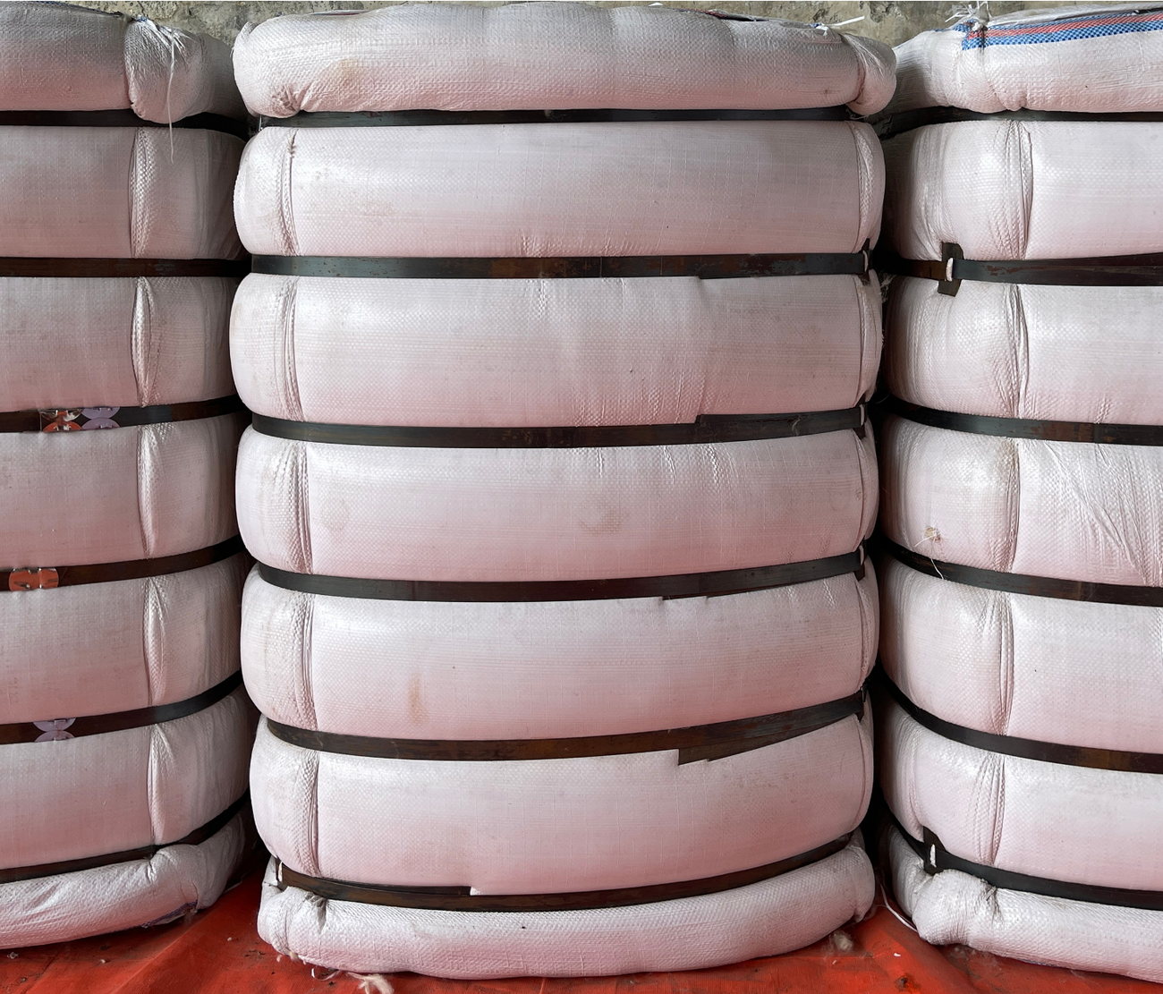 100 kg kapok bales in PP wrap